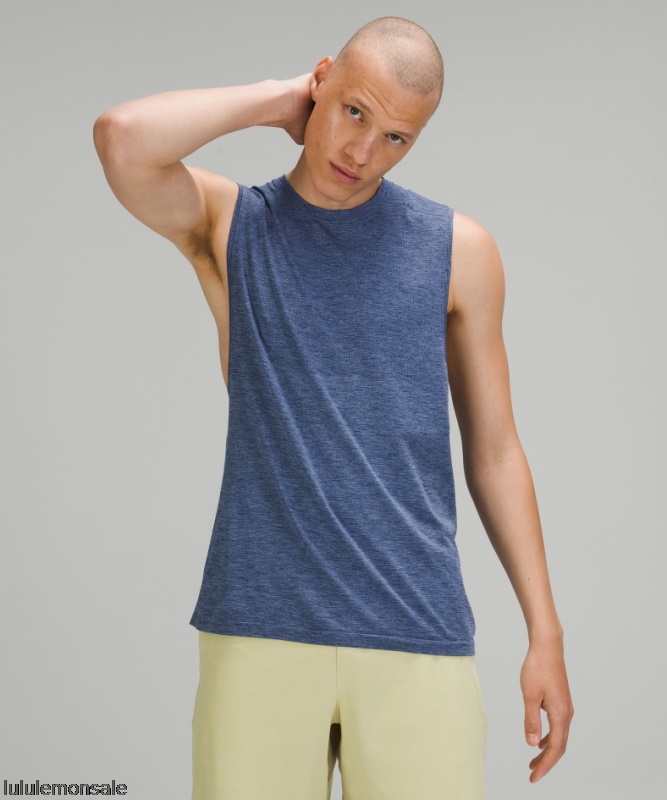Lululemon Deutschland DELULU978 | Metal Vent Tech ärmelloses Shirt 20 Midnight Shadow